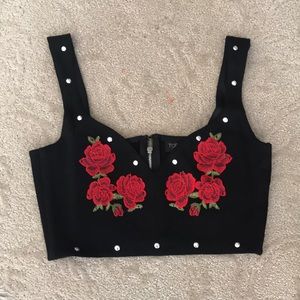 Topshop Cropped Top